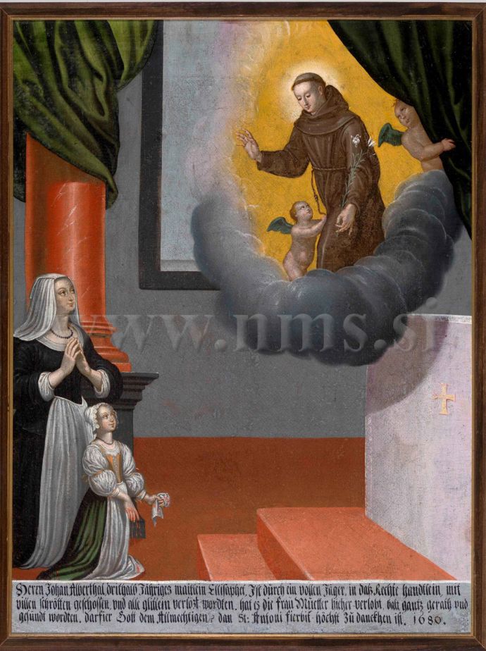 Ex voto: Ozdravitev Elizabete Alberthal