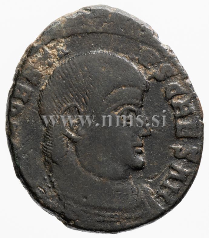 Bronasti novec cesarja Decentija (Decentius)